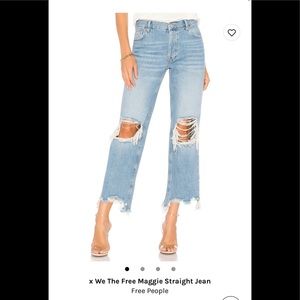 Free People We the Free Maggie Straight Jean